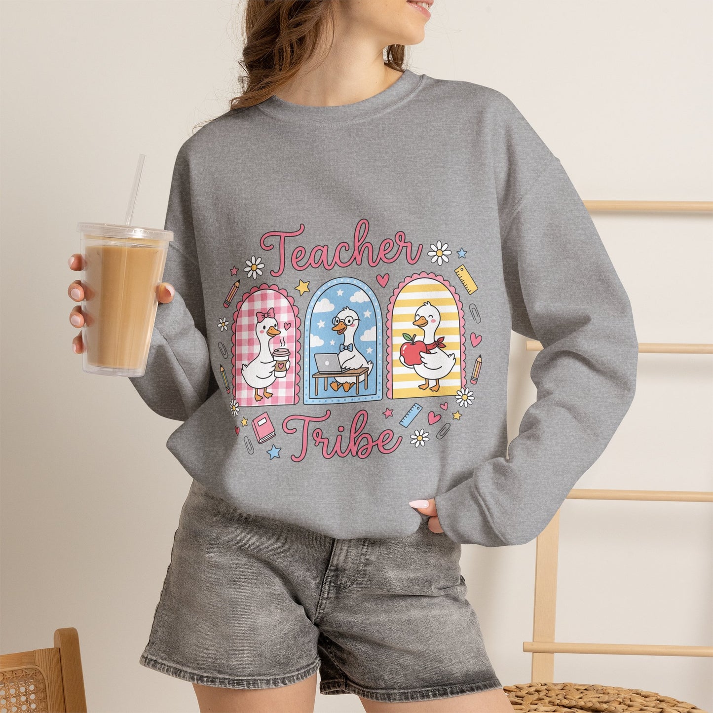 Teacher Tribe Sweatshirt - Bird