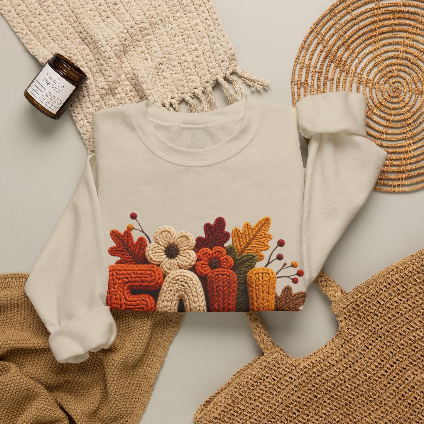 Fall Floral Sweatshirt — Cozy Autumn