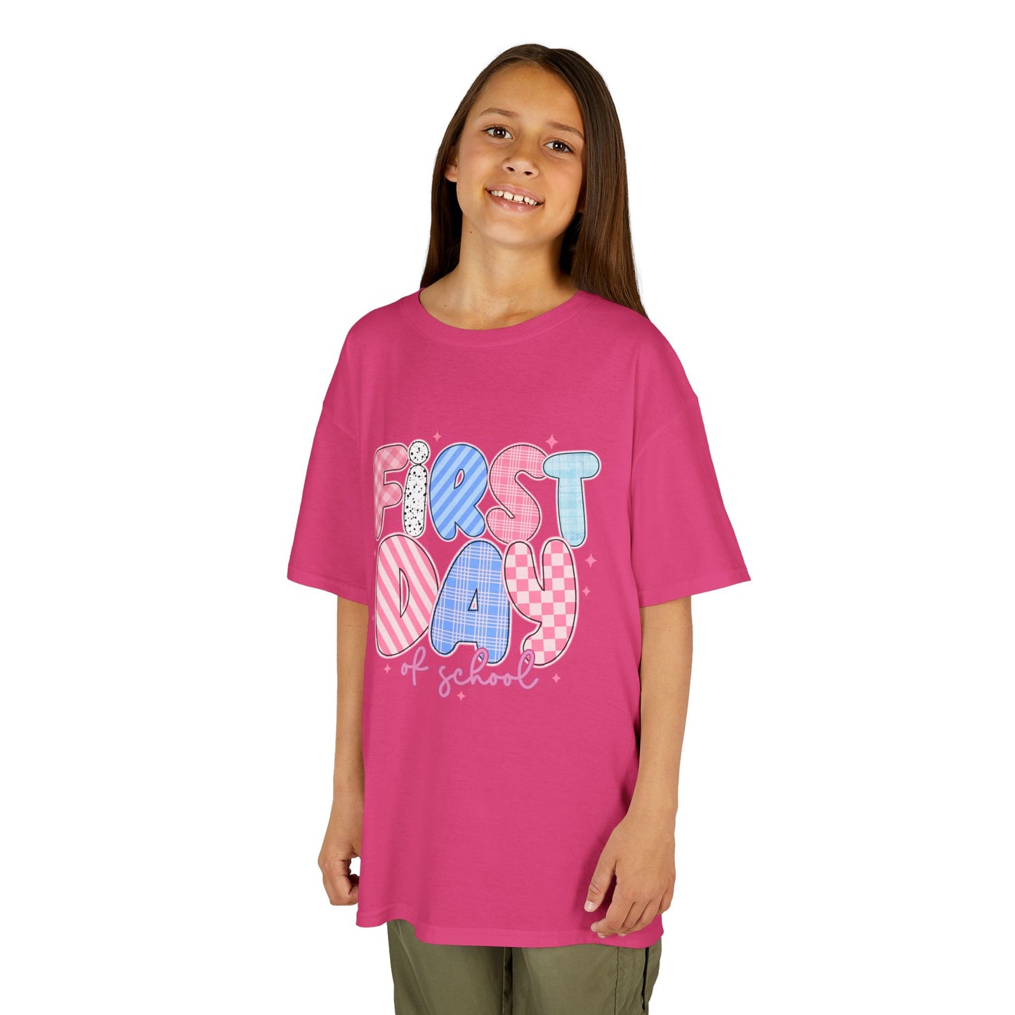 First Day of School - Pink and Blue