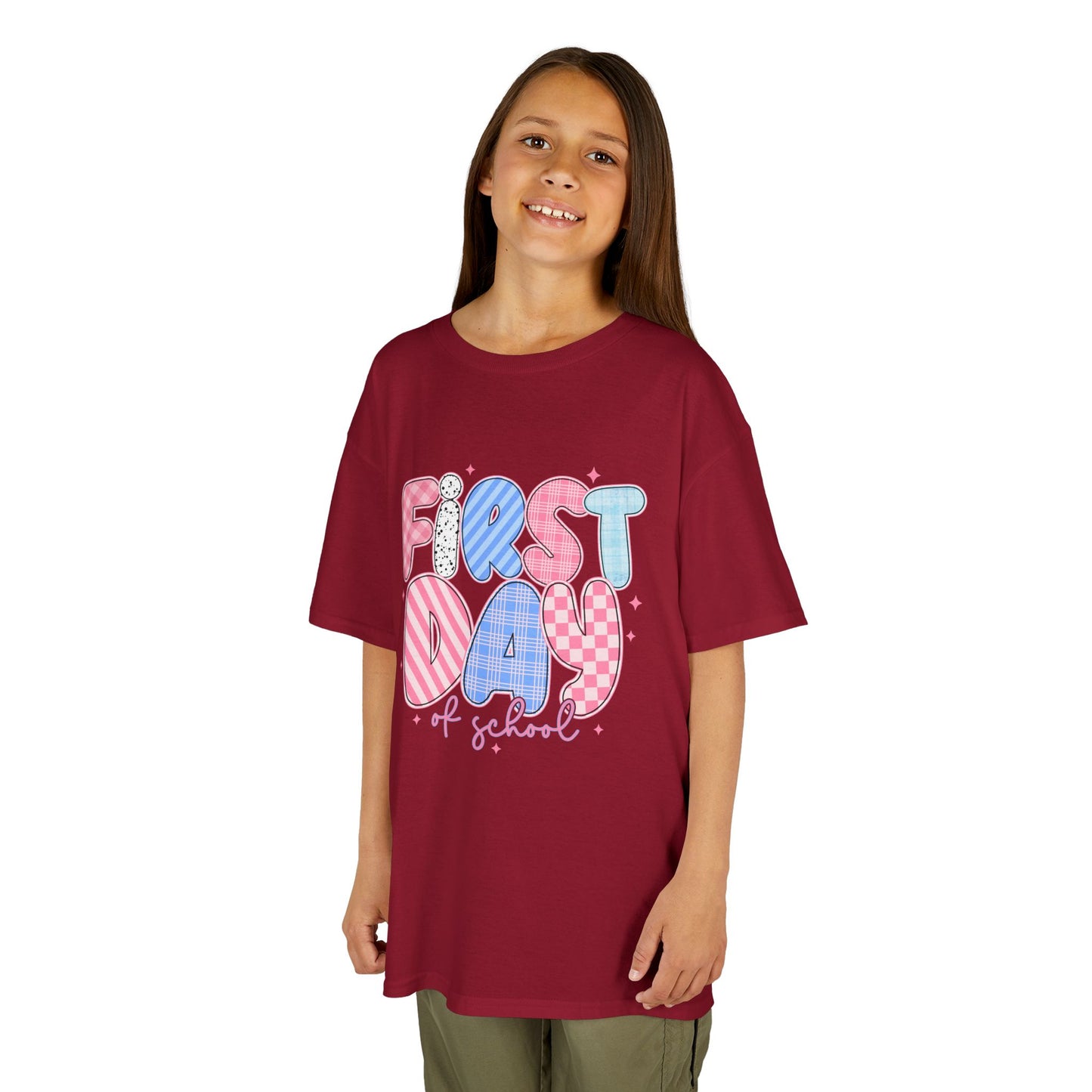First Day of School - Pink and Blue