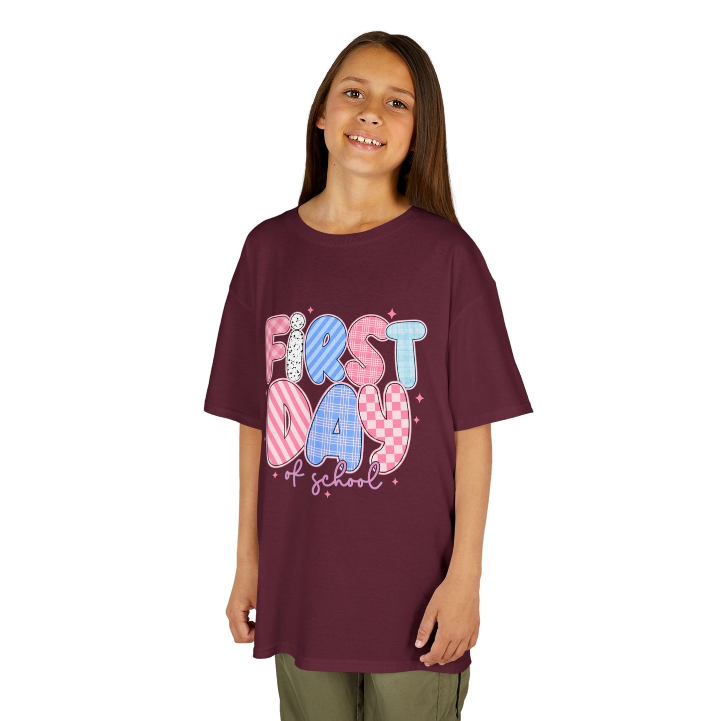 First Day of School - Pink and Blue