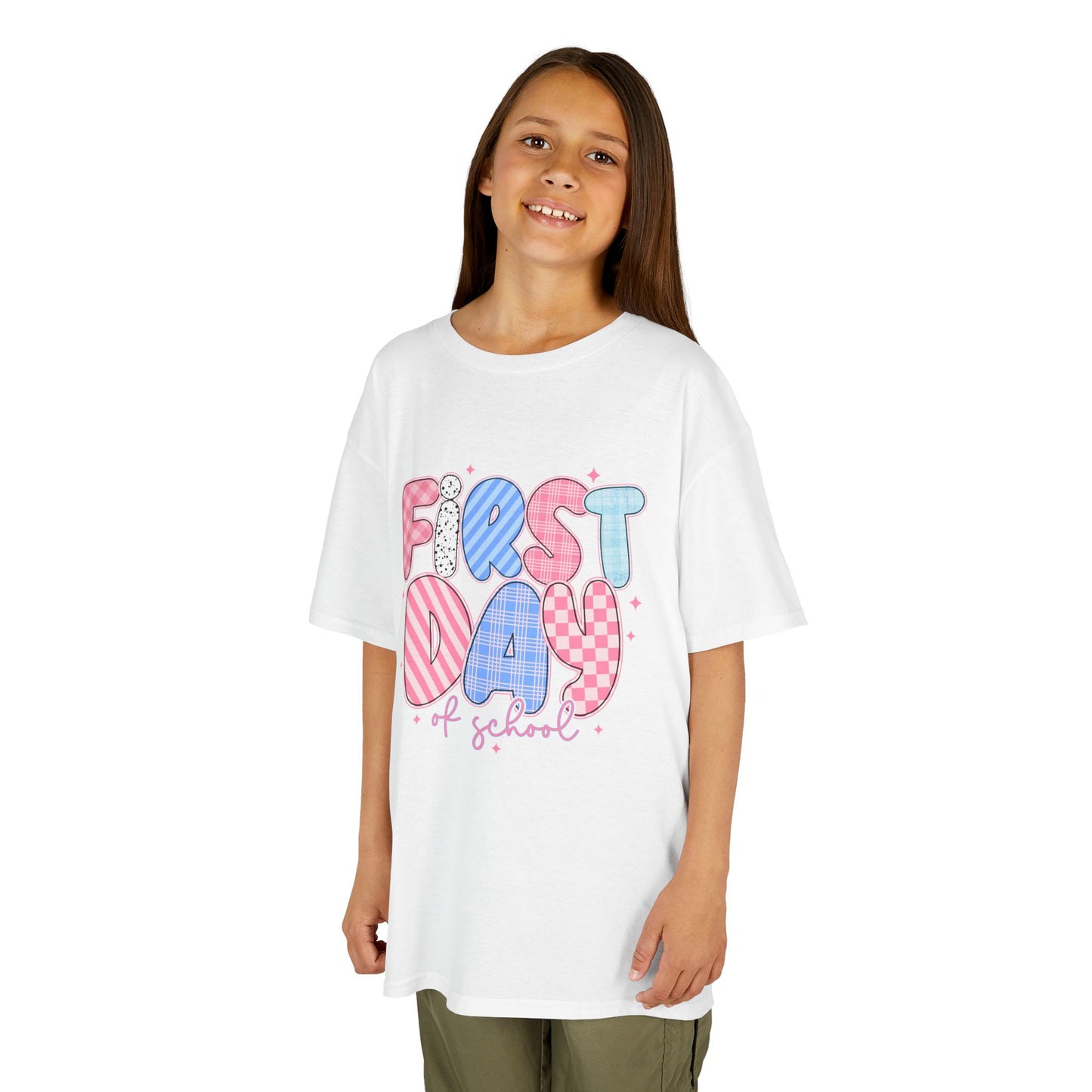First Day of School - Pink and Blue