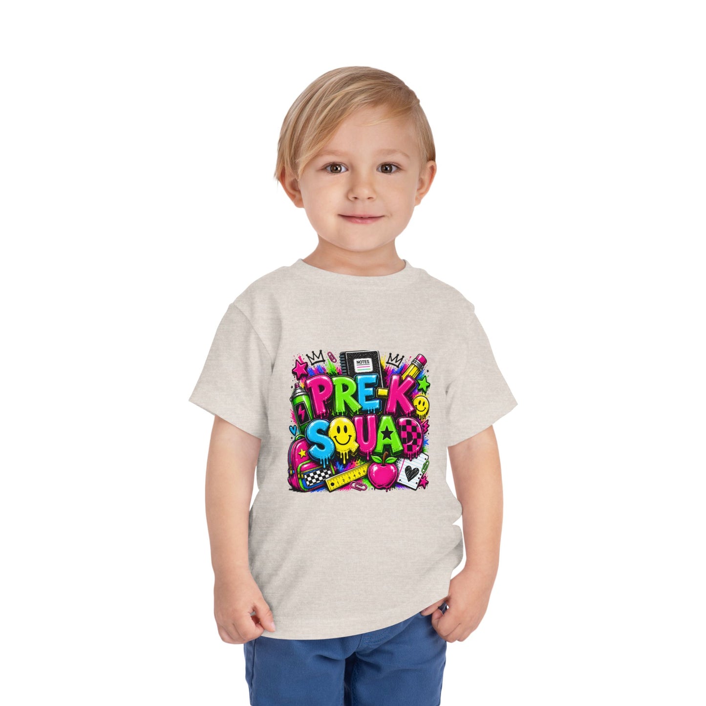 Pre-K Squad Toddler — Colorful Back-to-School