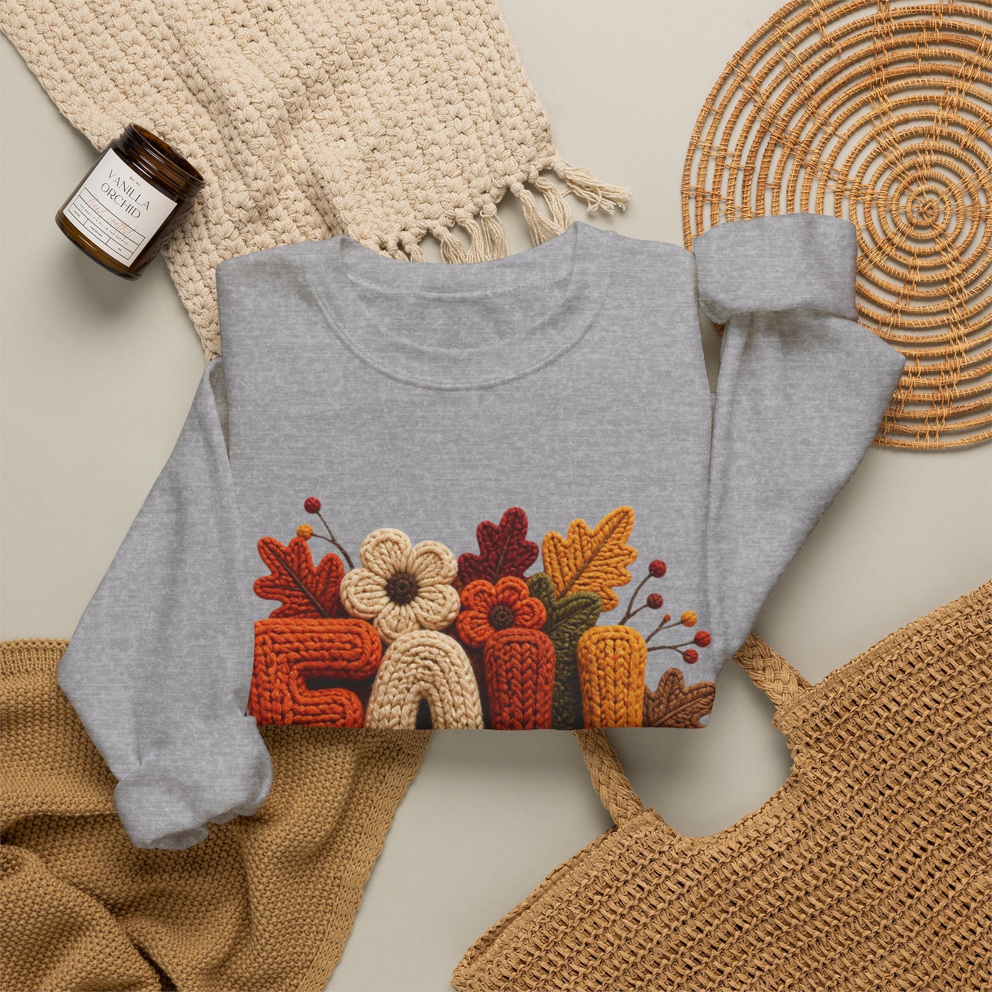 Fall Floral Sweatshirt — Cozy Autumn