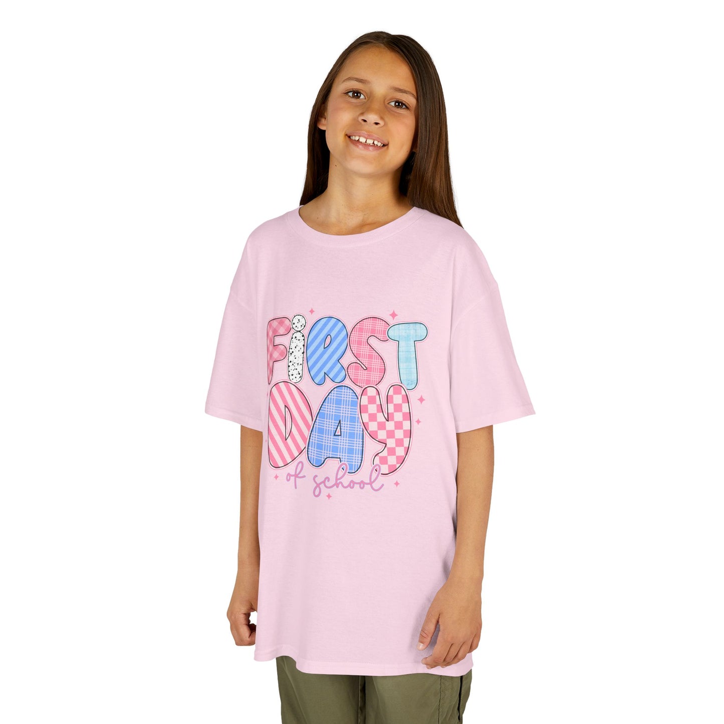 First Day of School - Pink and Blue