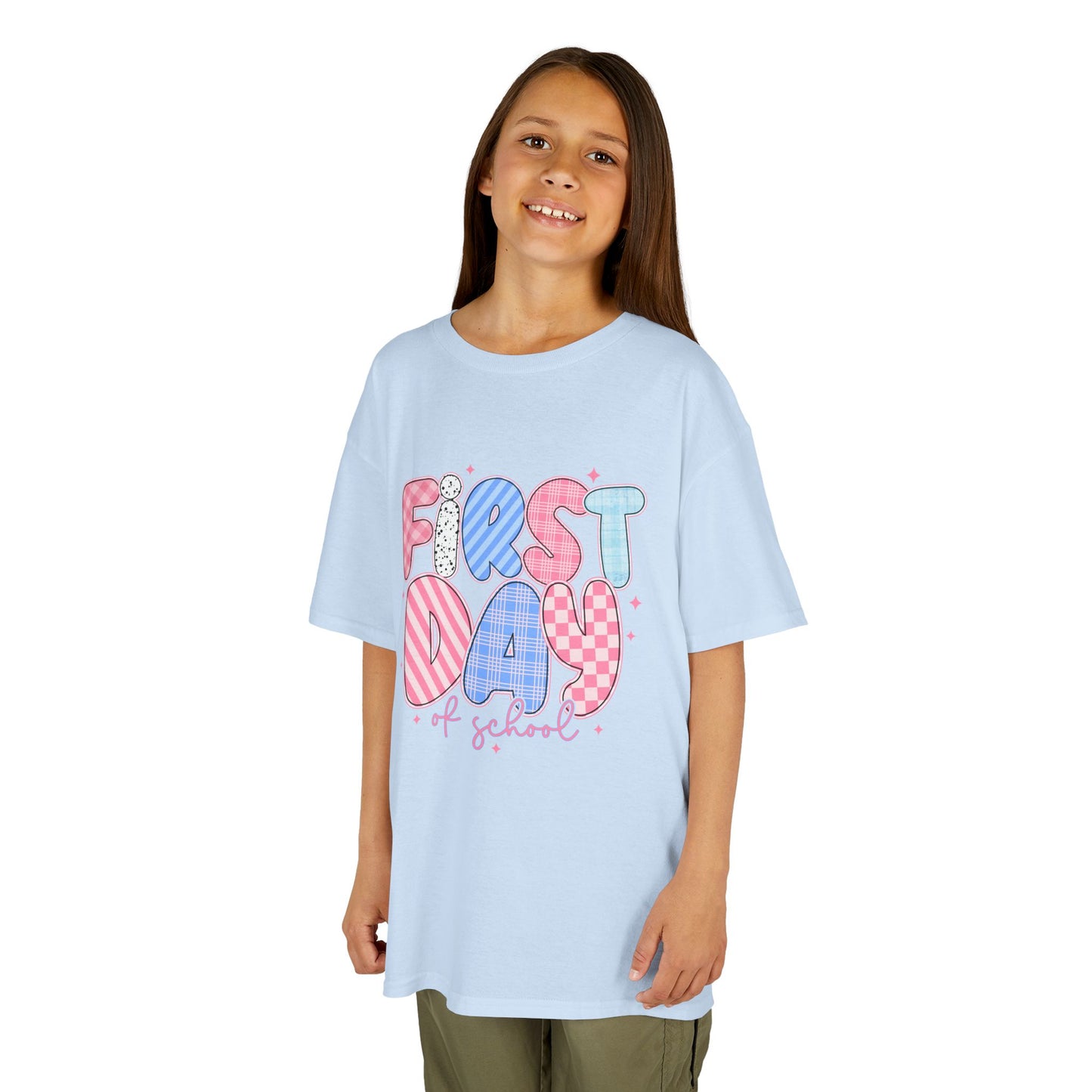 First Day of School - Pink and Blue