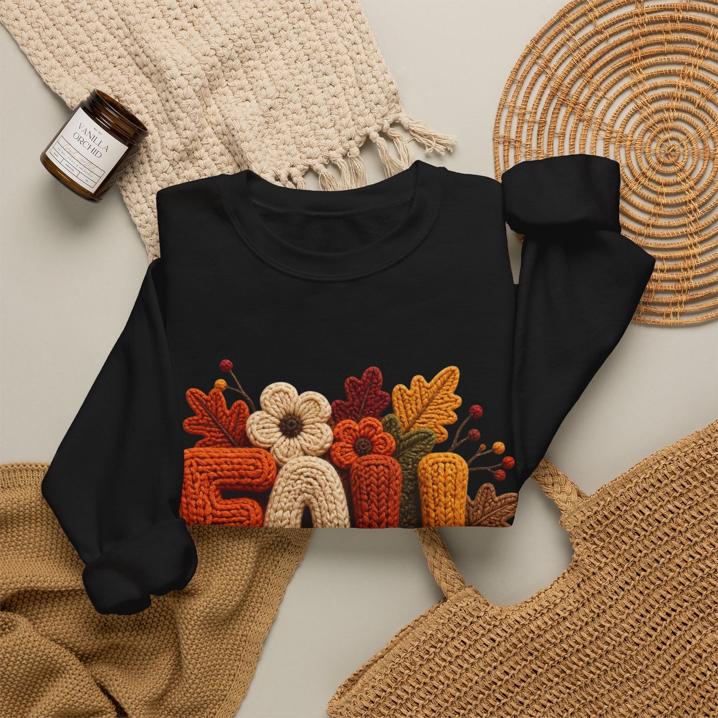 Fall Floral Sweatshirt — Cozy Autumn