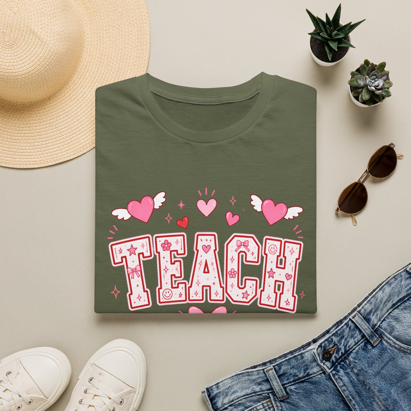 Pink Heart - Teach