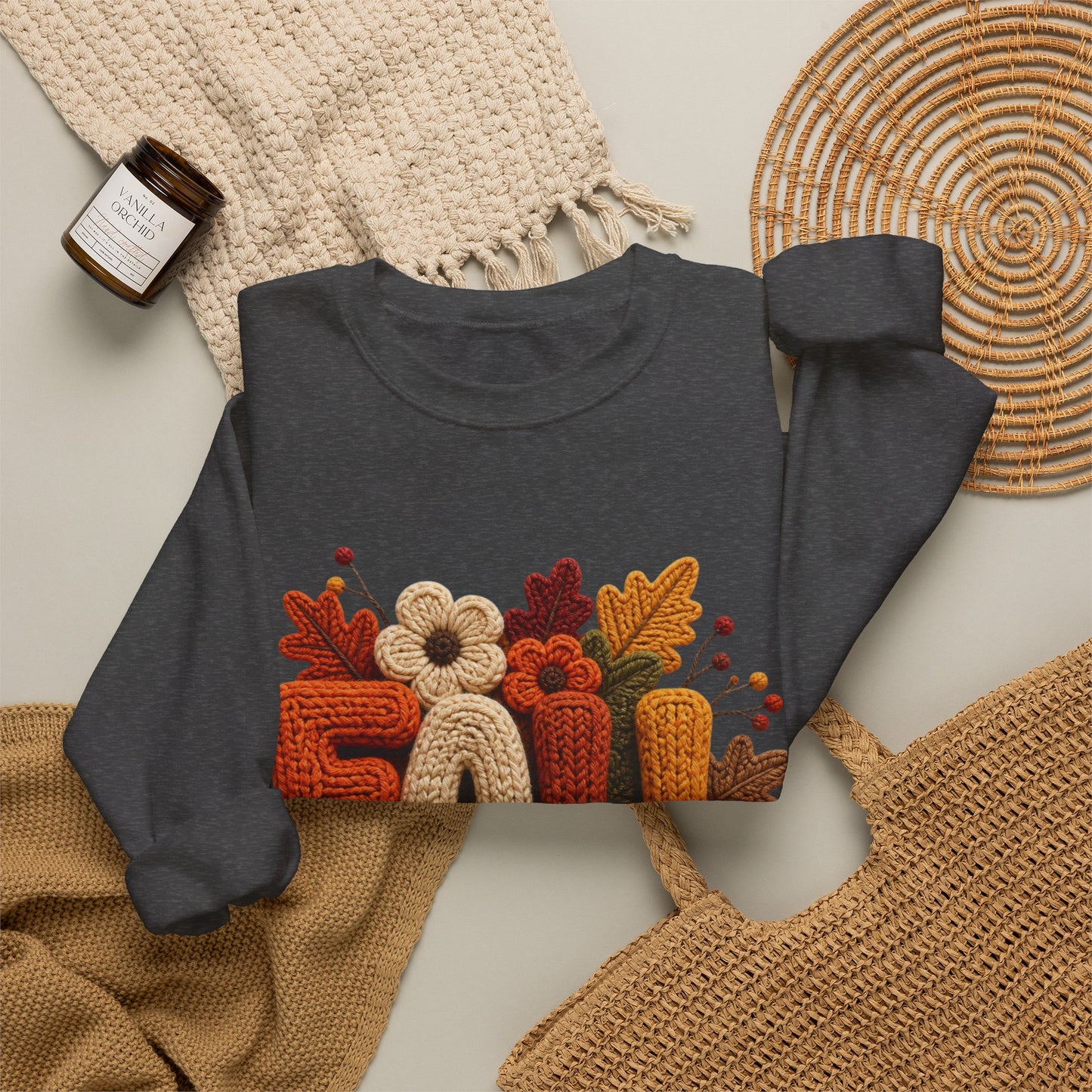 Fall Floral Sweatshirt — Cozy Autumn