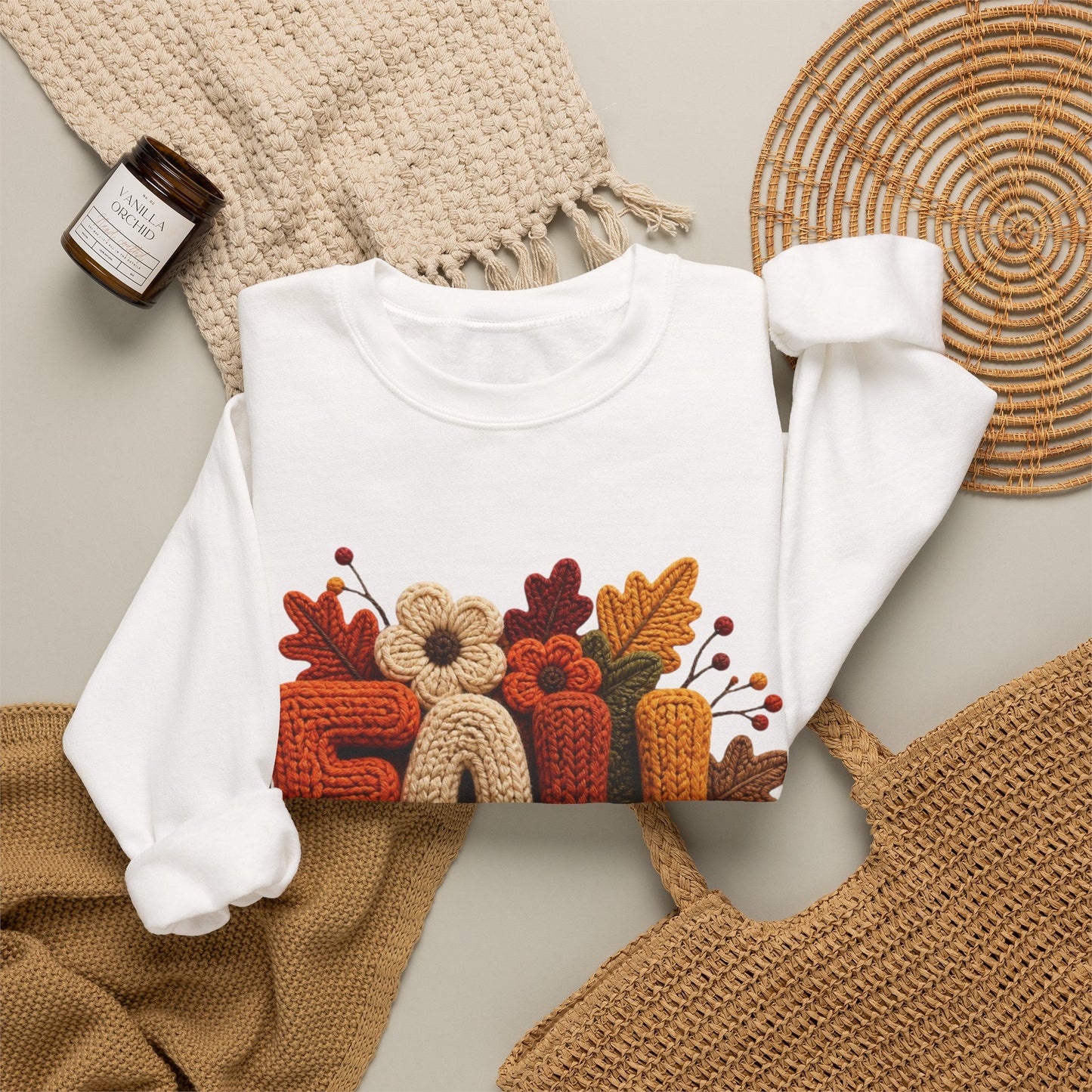 Fall Floral Sweatshirt — Cozy Autumn