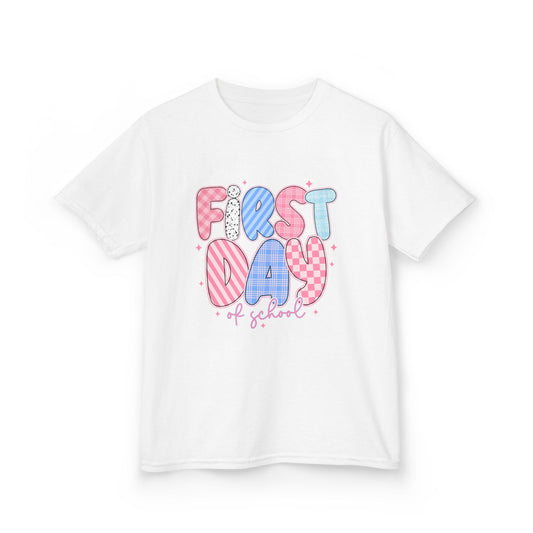 First Day of School - Pink and Blue