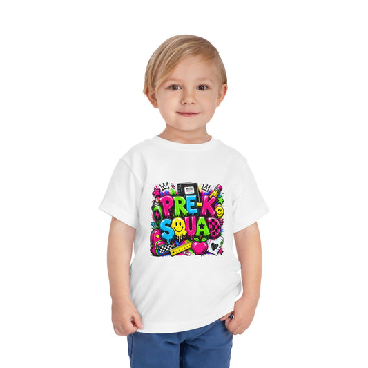 Pre-K Squad Toddler — Colorful Back-to-School